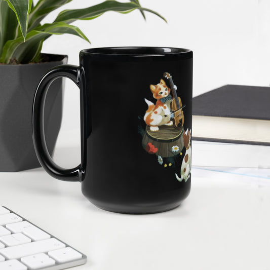 Glossy Cat and the Fiddle Mug